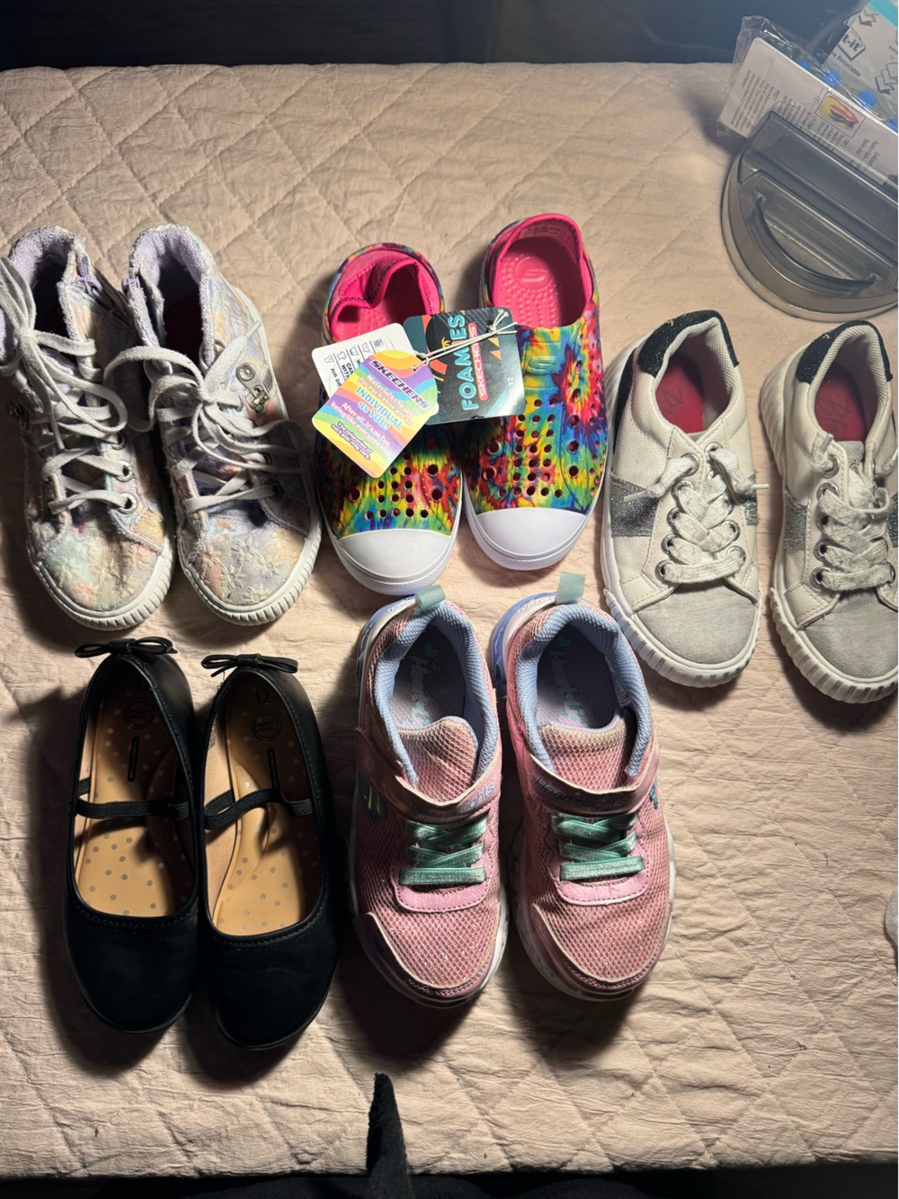 Set of 5 Girls shoes multiple brands